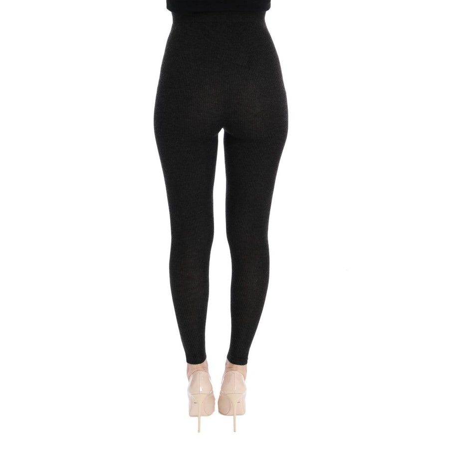 Dolce & Gabbana Elegant High-Waist Cashmere Tights Pants