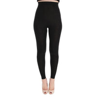 Dolce & Gabbana Elegant High-Waist Cashmere Tights Pants