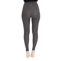 Dolce & Gabbana Elegant High Waist Cashmere Tights Pants