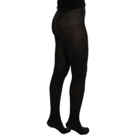 Dolce & Gabbana Elegant Gray High-Waist Stretch Tights Pants