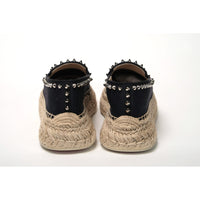 Christian Louboutin Obscur Black Platform Espadrille Espadrille Shoes