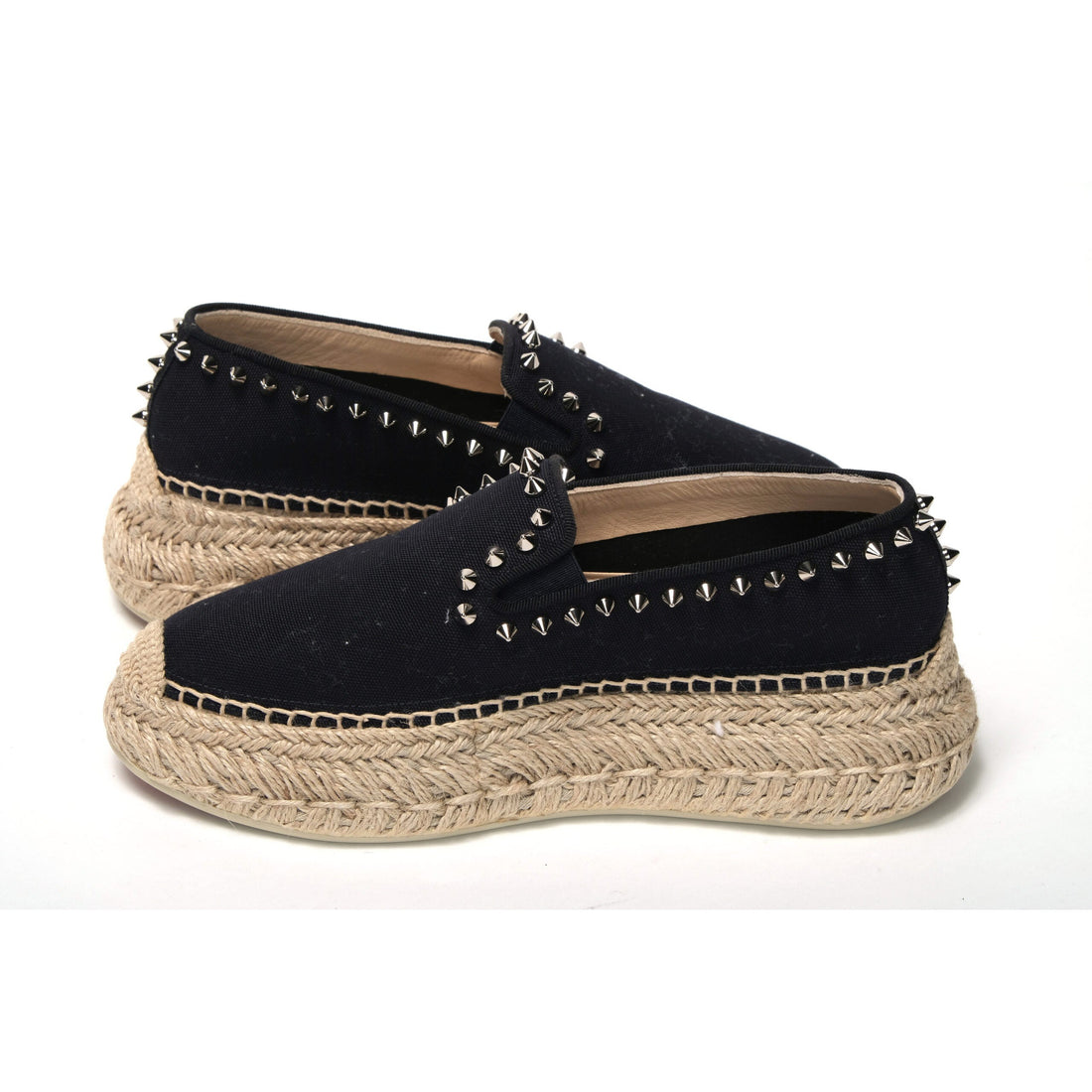 Christian Louboutin Obscur Black Platform Espadrille Espadrille Shoes