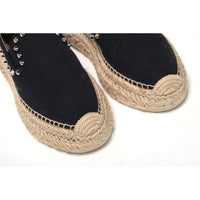 Christian Louboutin Obscur Black Platform Espadrille Espadrille Shoes