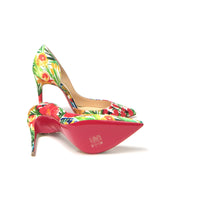 Christian Louboutin Multicolor Flower Printed High Heels Pumps Shoes