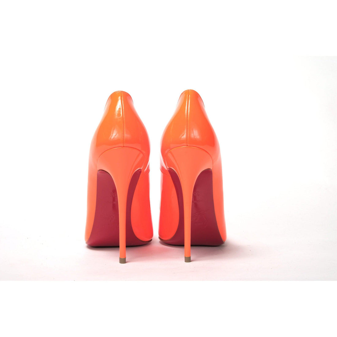 Christian Louboutin Neon Orange So Kate Patent High Heel