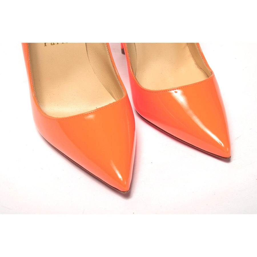 Christian Louboutin Neon Orange So Kate Patent High Heel