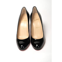 Christian Louboutin Simple Pump 85 Patent Black Heel