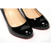 Christian Louboutin Simple Pump 85 Patent Black Heel