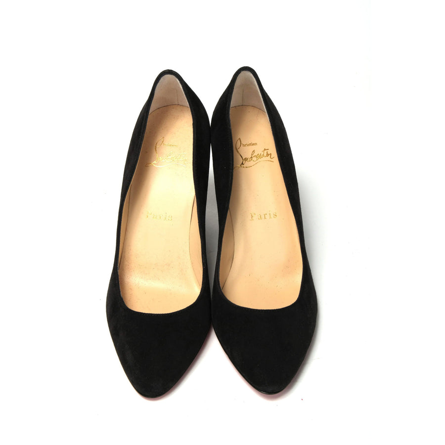 Christian Louboutin Black Tanja 85 Veau Heel