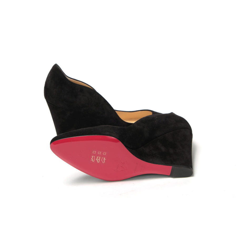 Christian Louboutin Black Tanja 85 Veau Heel