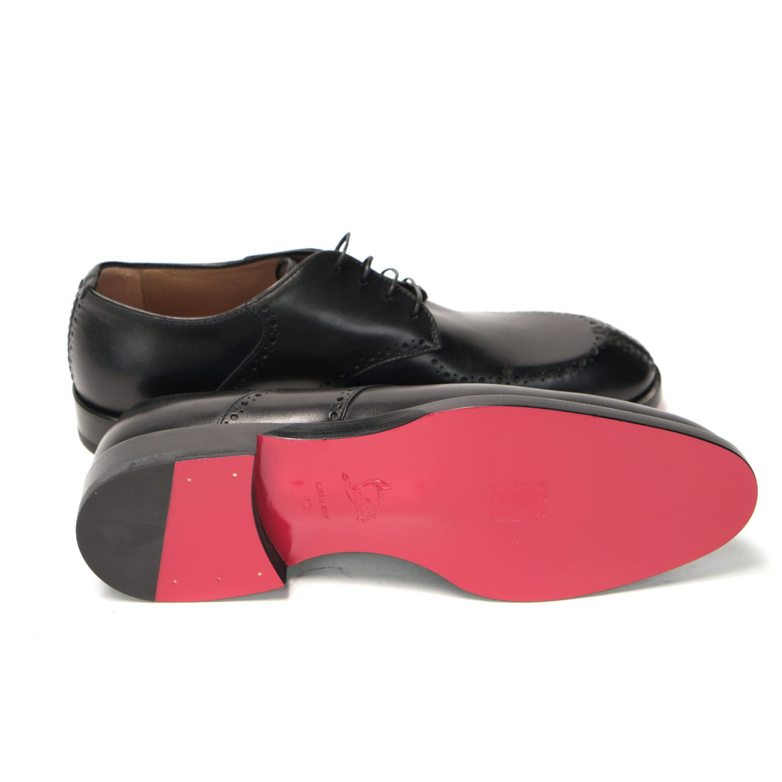 Christian Louboutin Black A Mon Homme Flat Calf Shoes