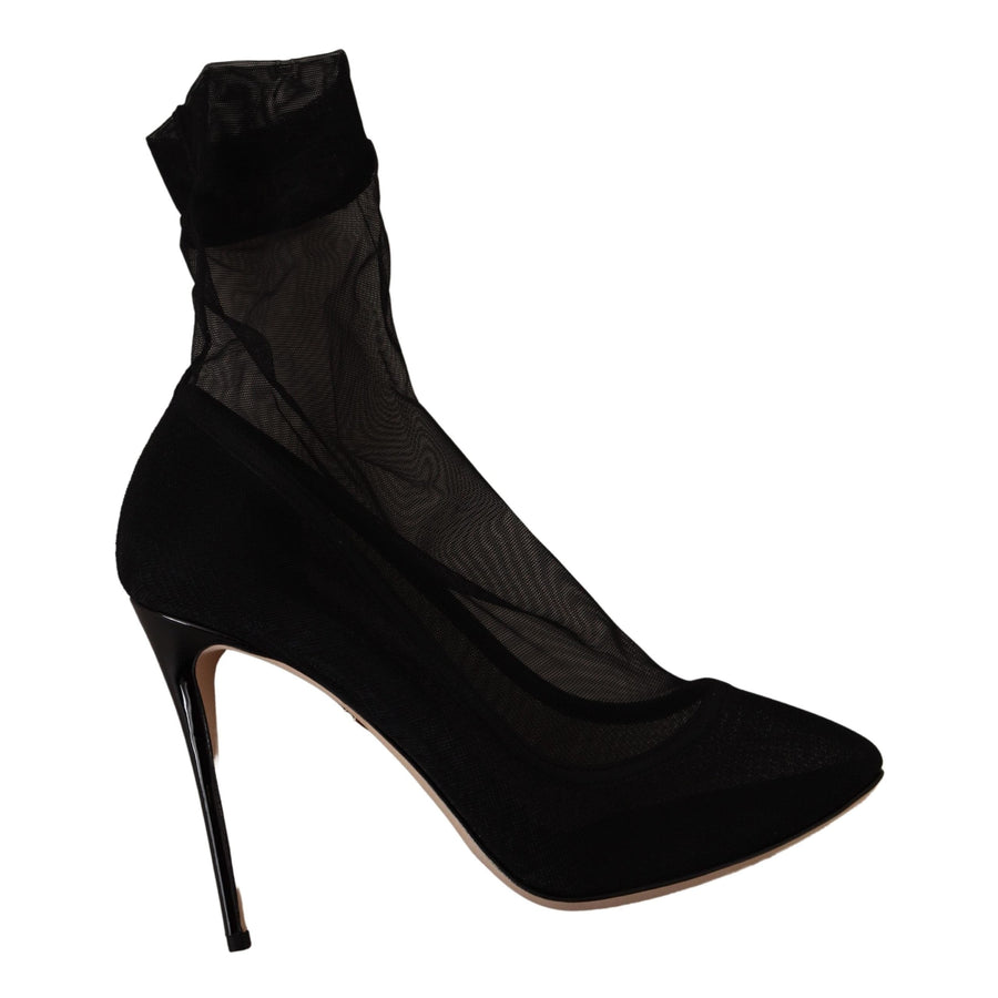 Dolce & Gabbana Elegant Stretch Sock Boot Pumps