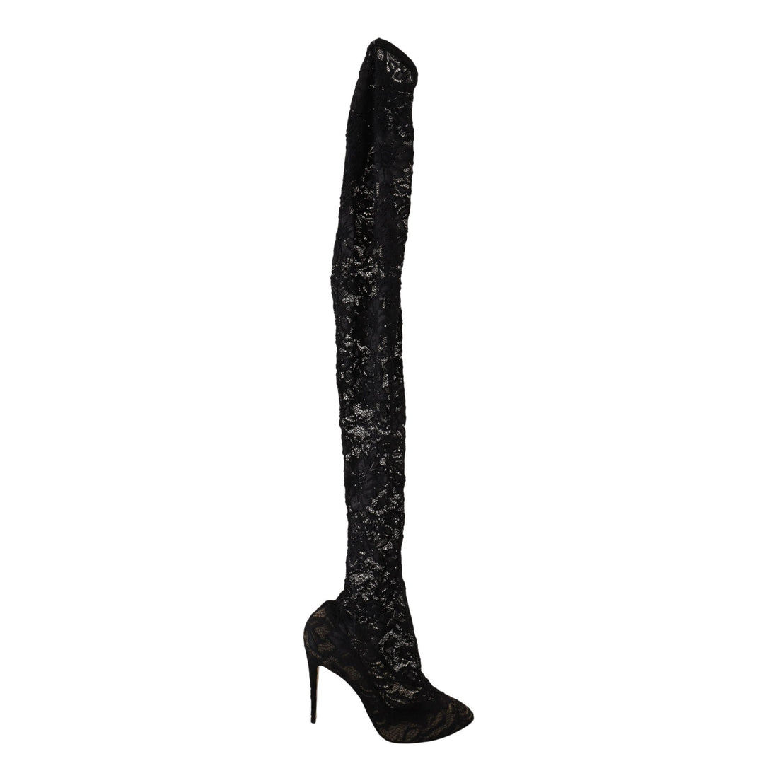 Dolce & Gabbana Elegant Stretch Sock Boots in Black