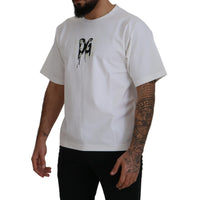 Dolce & Gabbana Timeless White Logo Crewneck Tee