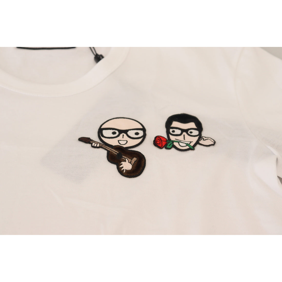 Dolce & Gabbana Elegant White Crewneck Cotton T-Shirt