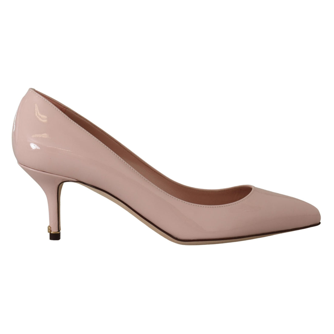 Dolce & Gabbana Elegant Patent Leather Heels in Pink