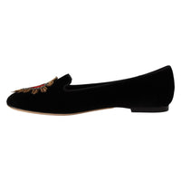 Dolce & Gabbana Elegant Patent Leather Flat Shoes