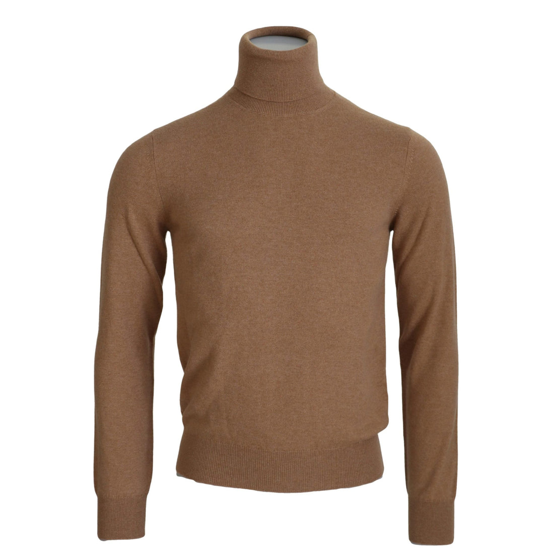 Dolce & Gabbana Beige Cashmere Turtleneck Pullover Sweater