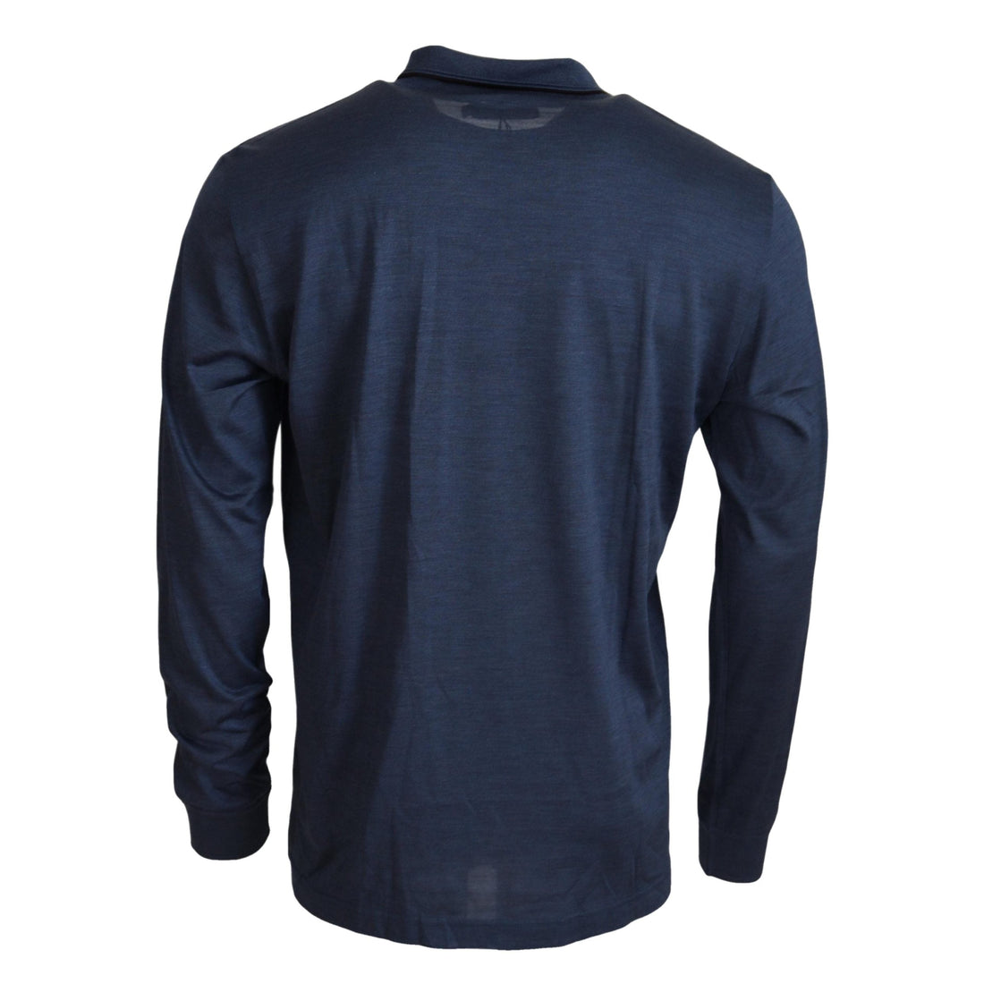Dolce & Gabbana Sophisticated Silk Polo Sweater in Blue