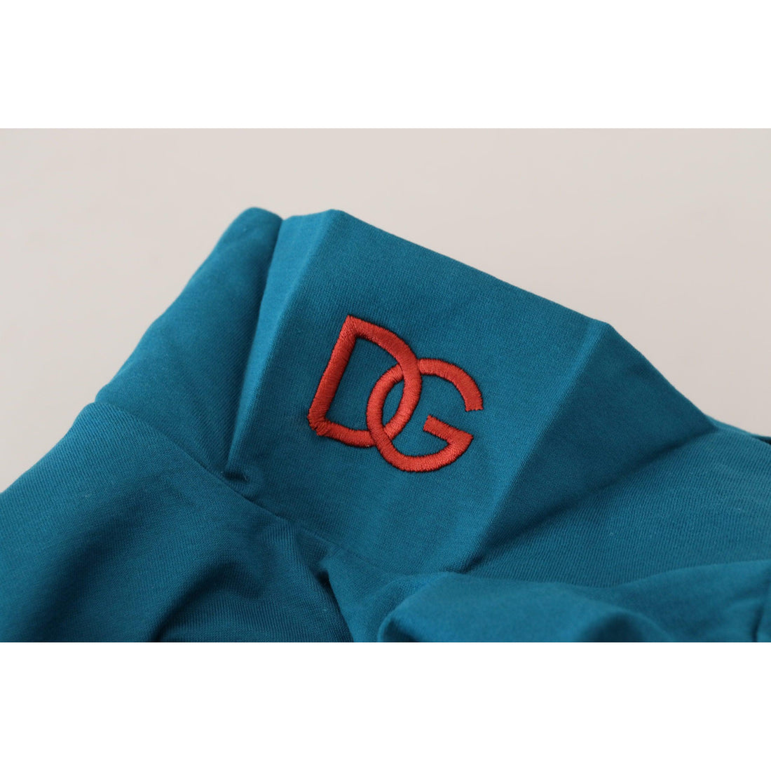 Dolce & Gabbana Elegant Blue Cotton Pullover Sweater