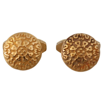 Dolce & Gabbana Elegant Gold Plated Brass Men's Cufflinks