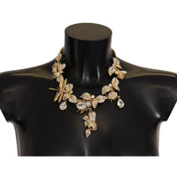 Dolce & Gabbana Elegant Sicily Floral Bug Statement Necklace