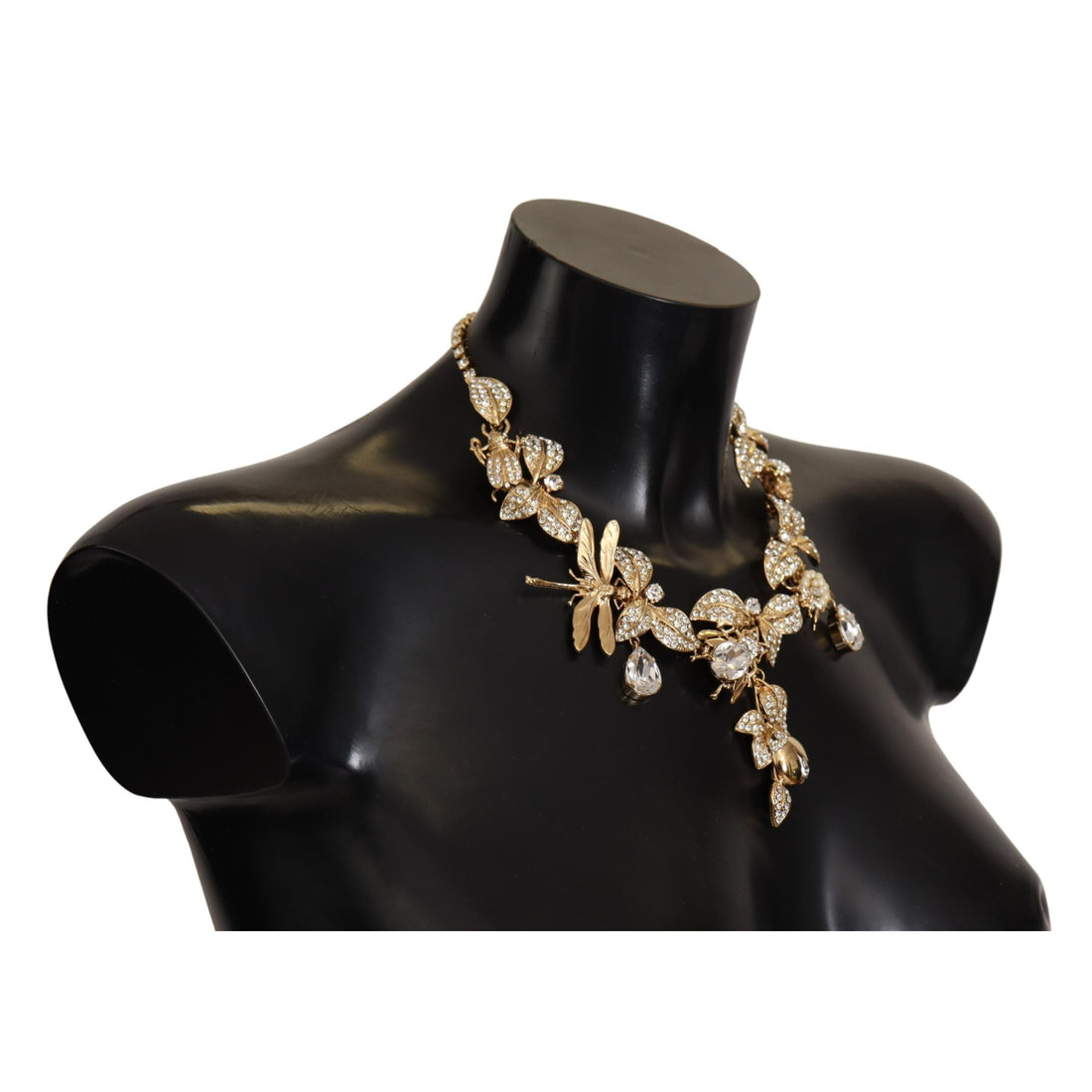 Dolce & Gabbana Elegant Sicily Floral Bug Statement Necklace