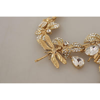 Dolce & Gabbana Elegant Sicily Floral Bug Statement Necklace