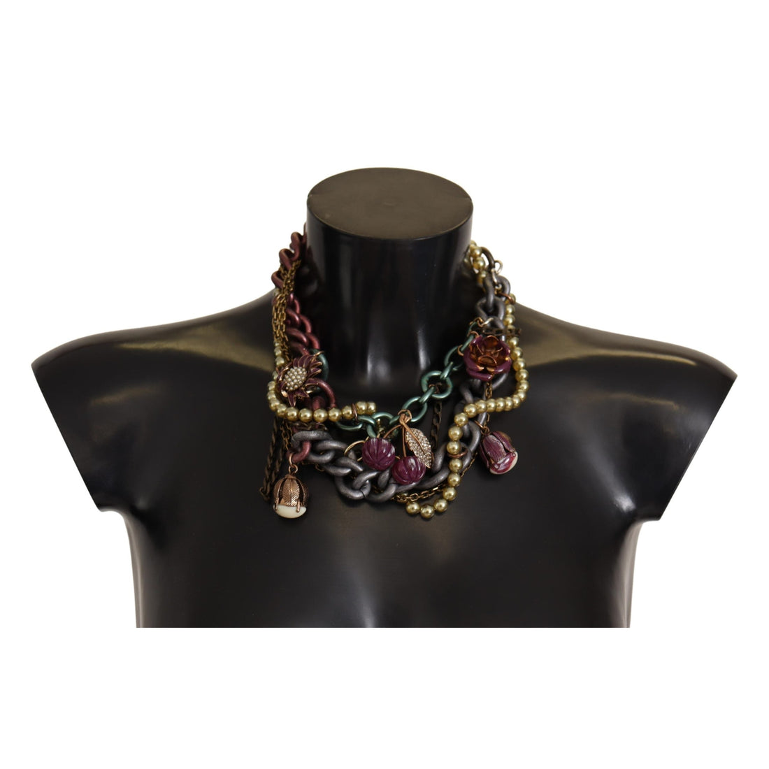 Dolce & Gabbana Sicilian Elegance Gold-Tone Statement Necklace