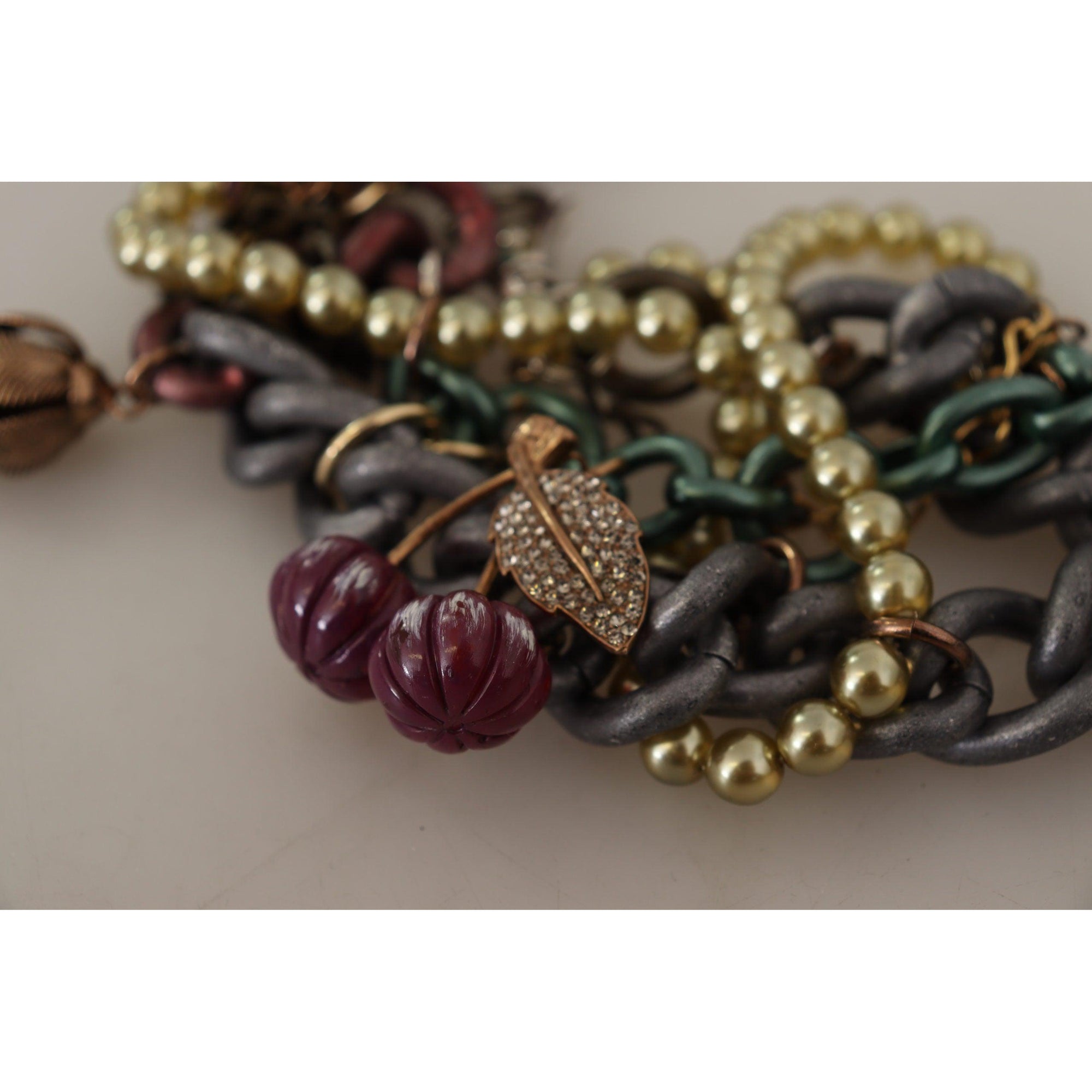 Dolce &amp; Gabbana Sicilian Elegance Gold-Tone Statement Necklace
