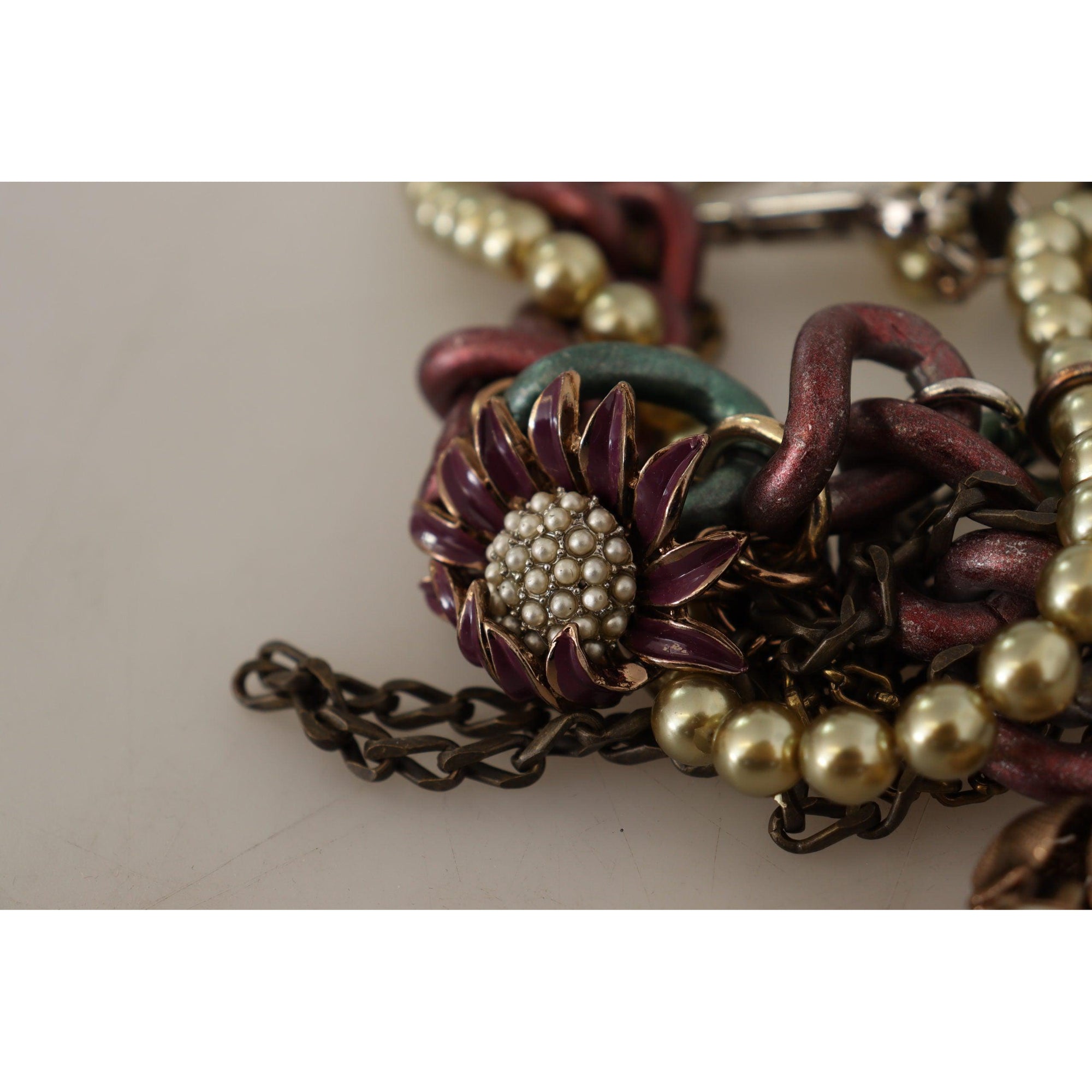 Dolce &amp; Gabbana Sicilian Elegance Gold-Tone Statement Necklace