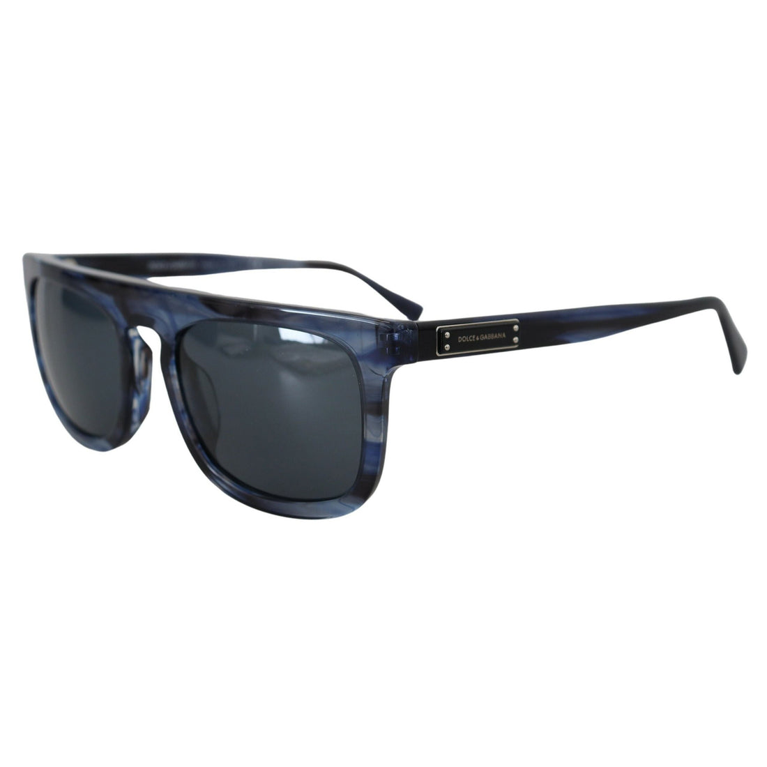 Dolce & Gabbana Elegant Blue Acetate Sunglasses