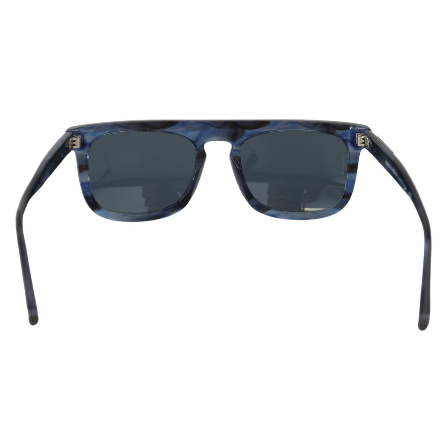 Dolce & Gabbana Elegant Blue Acetate Sunglasses