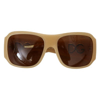 Dolce & Gabbana Elegant Cream Swarovski Sunglasses