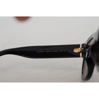 Dolce & Gabbana Chic Brown Acetate Sunglasses