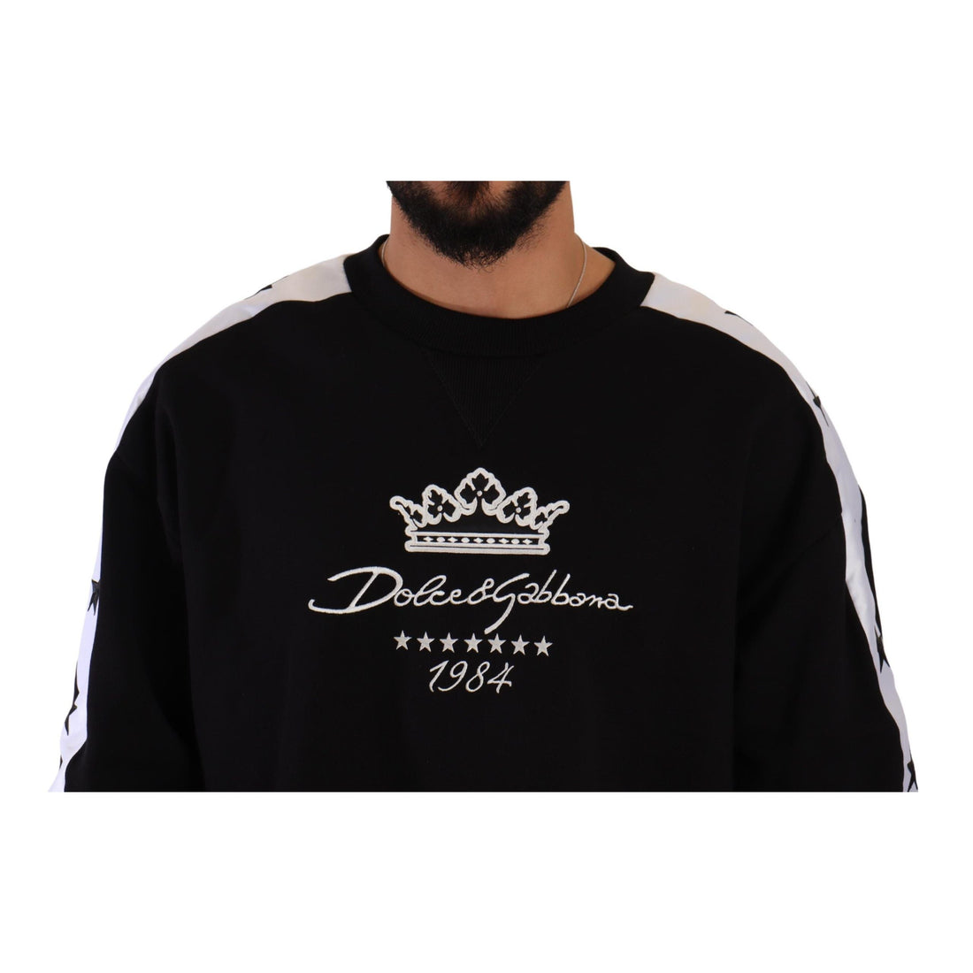 Dolce & Gabbana Elegant Crown 1984 Crewneck Sweater