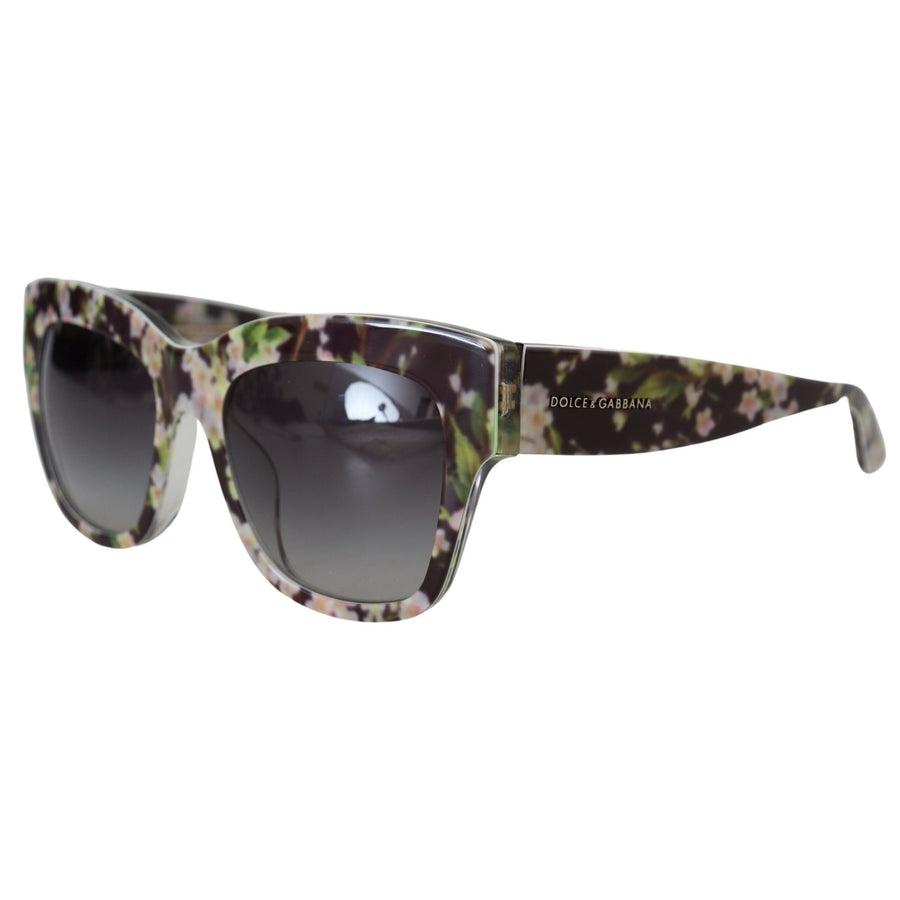 Dolce & Gabbana Elegant Black Multicolor Gradient Sunglasses