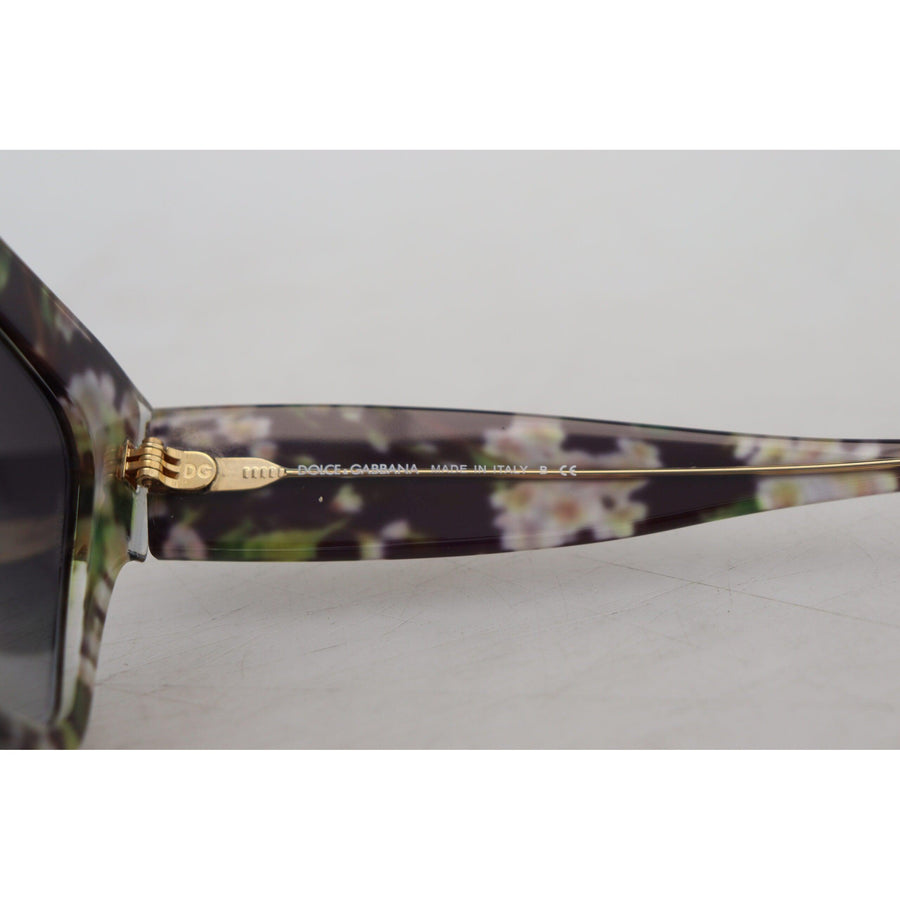 Dolce & Gabbana Elegant Black Multicolor Gradient Sunglasses