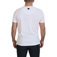 Dolce & Gabbana Elegant White Crewneck Cotton Silk Tee