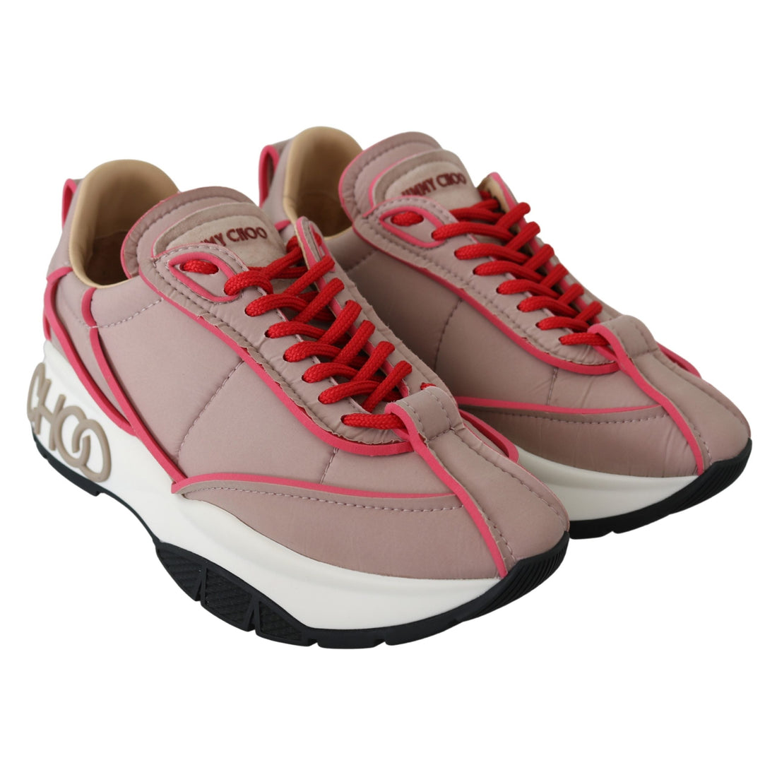 Jimmy Choo Ballet Pink Chic Padded Sneakers