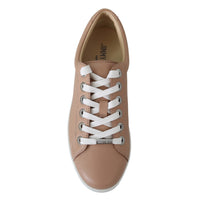 Jimmy Choo Powder Pink Nappa Leather Sneakers