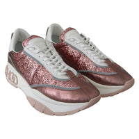 Jimmy Choo Candyfloss Glitter Sneaker Euphoria