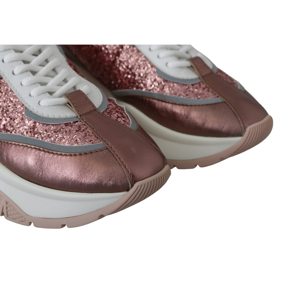 Jimmy Choo Candyfloss Glitter Sneaker Euphoria