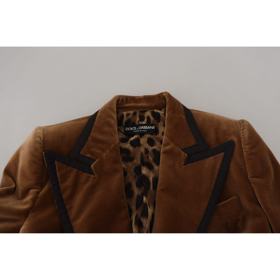 Dolce & Gabbana Elegant Double Breasted Brown Blazer Jacket