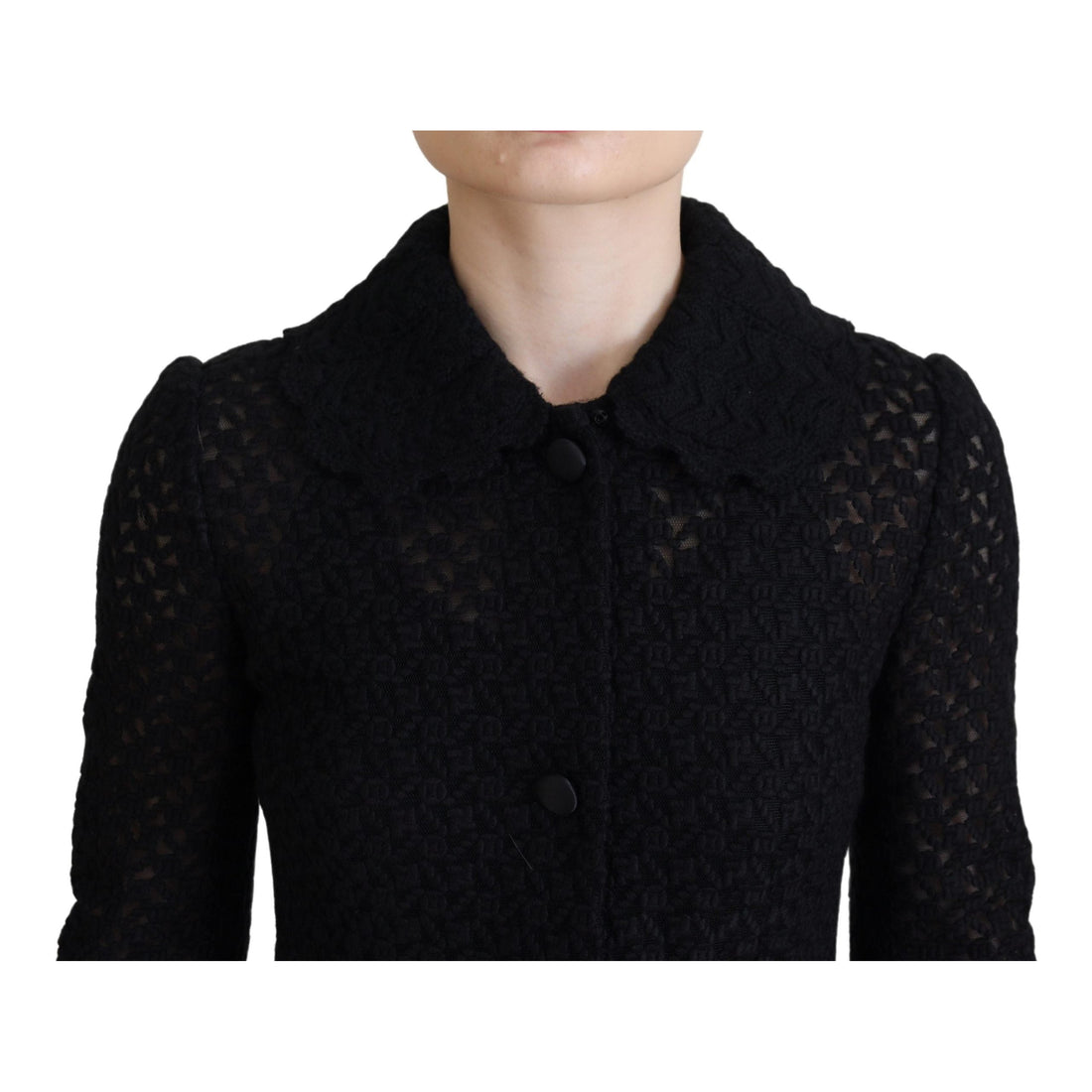 Dolce & Gabbana Classic Button Down Knitted Long Jacket