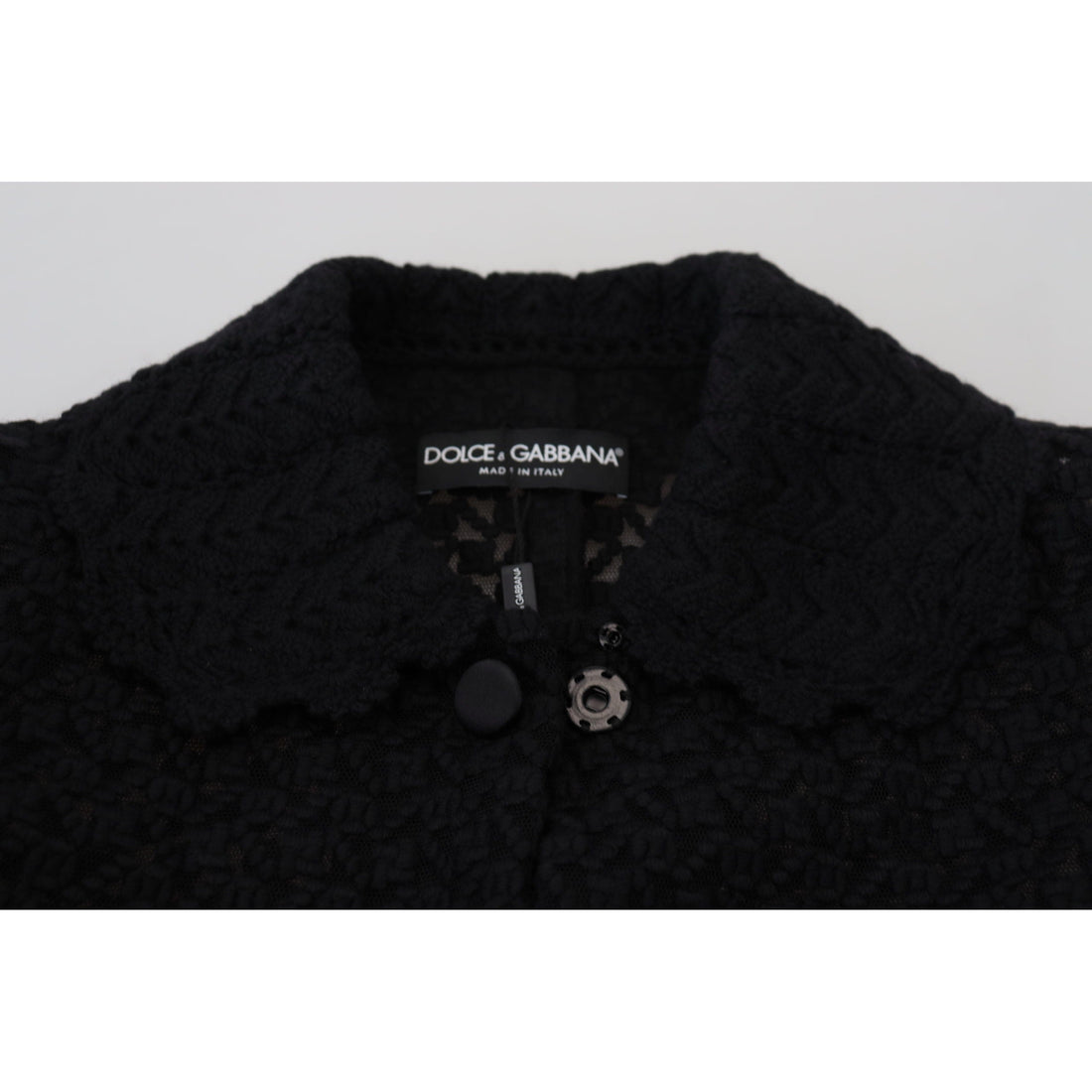 Dolce & Gabbana Classic Button Down Knitted Long Jacket