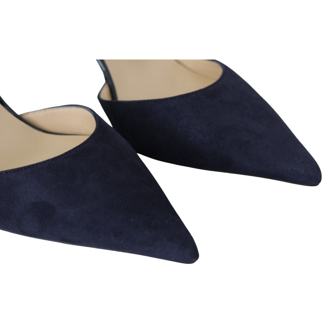 Jimmy Choo Elegant Navy Suede Pointed Toe Pumps