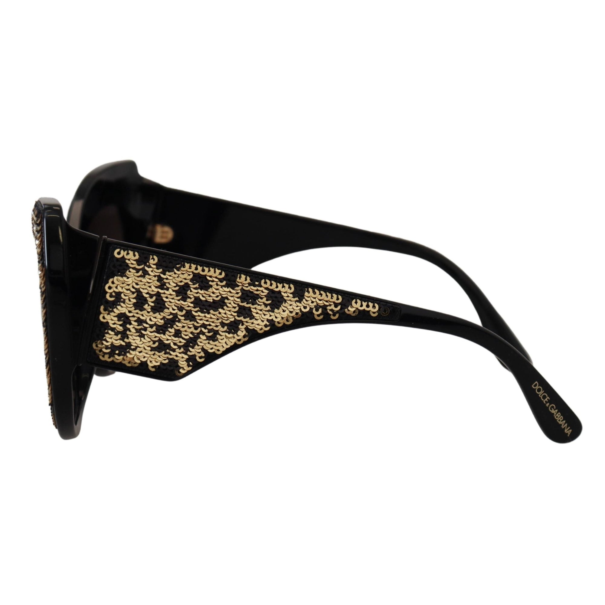 Dolce &amp; Gabbana Butterfly Polarized Sequin Sunglasses