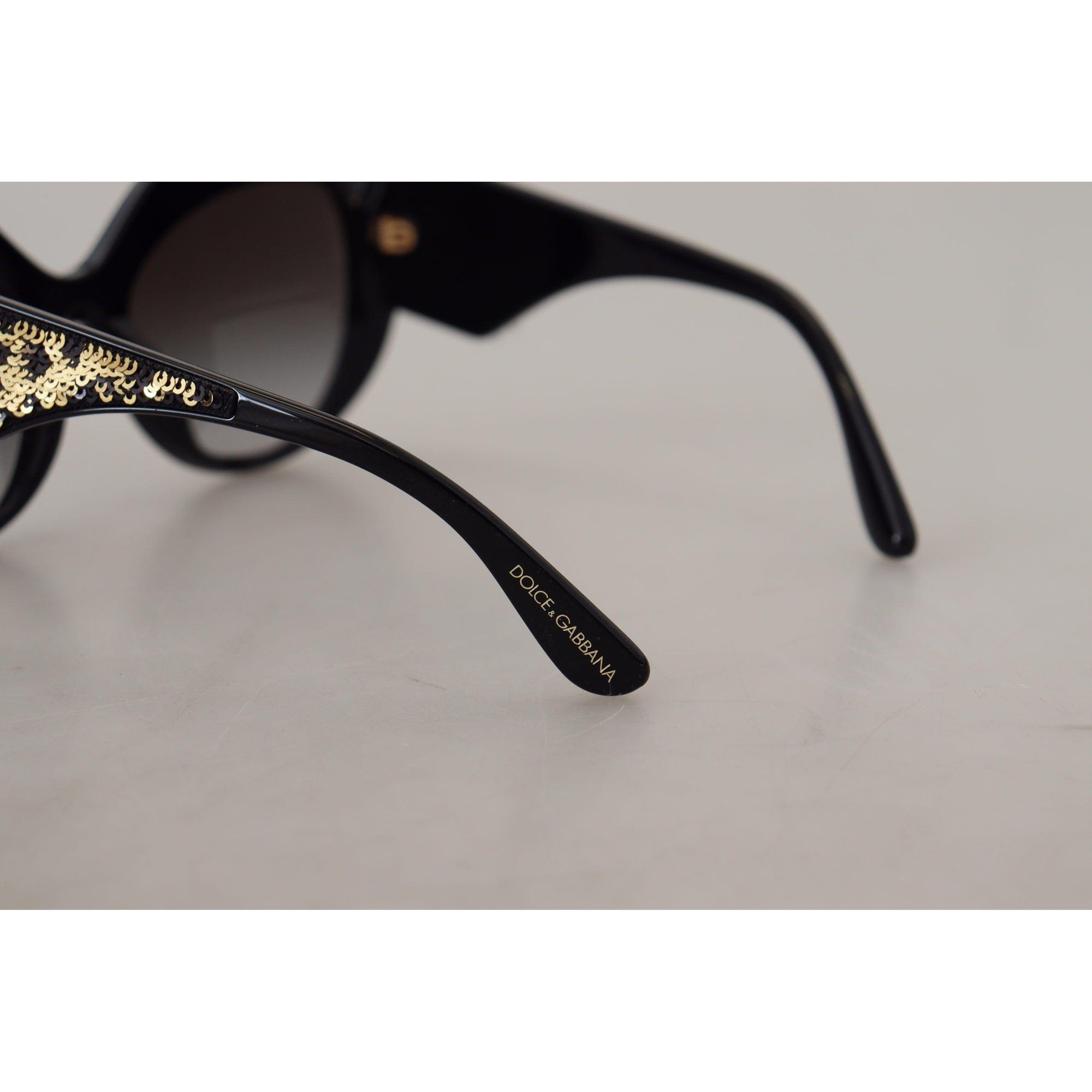 Dolce &amp; Gabbana Butterfly Polarized Sequin Sunglasses