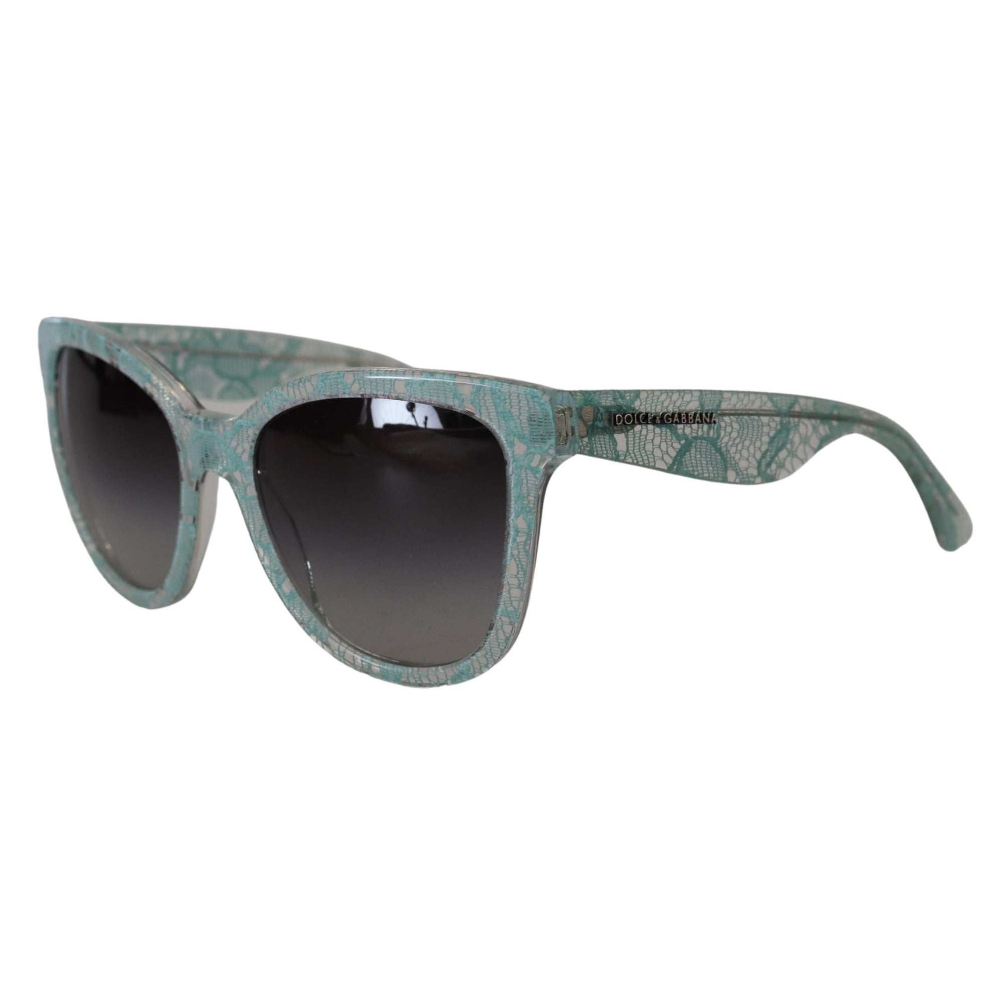 Dolce &amp; Gabbana Elegant Sicilian Lace Designer Sunglasses
